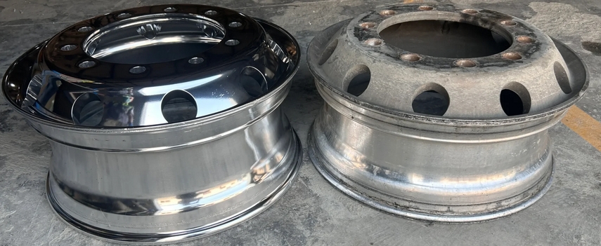 中古ハブ研磨